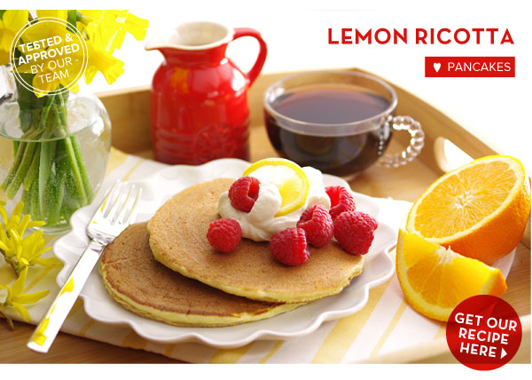 RECIPE: Lemon Ricotta Pancakes