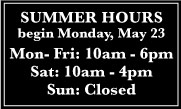 Summer Hours