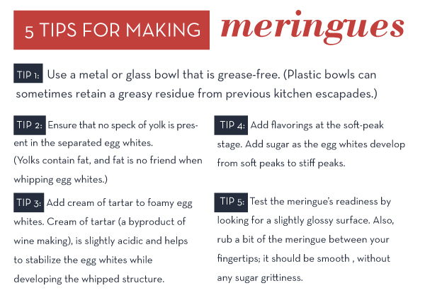 5 Tips for Making Meringues