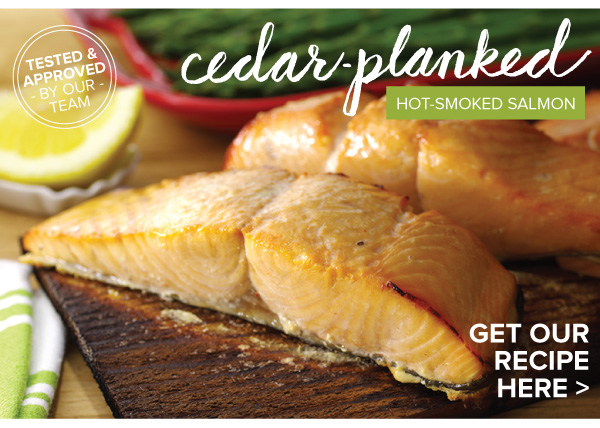 RECIPE: Cedar-Planked Hot-Smoked Salmon