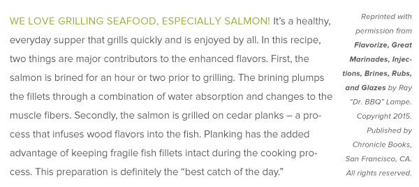 RECIPE: Cedar-Planked Hot-Smoked Salmon
