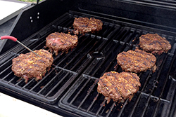 Burgers on Grill