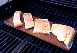 Salmon Plank on Grill