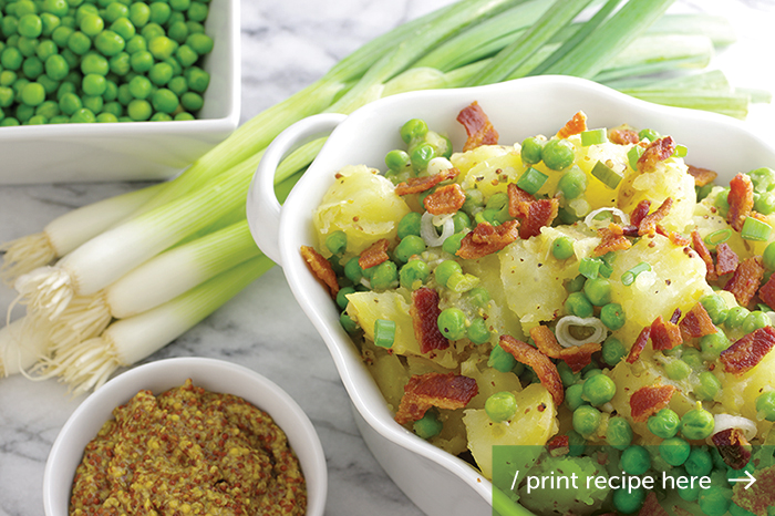 Bacon, Scallion, Potato & Pea Salad
