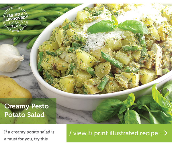 RECIPE: Creamy Pesto Potato Salad