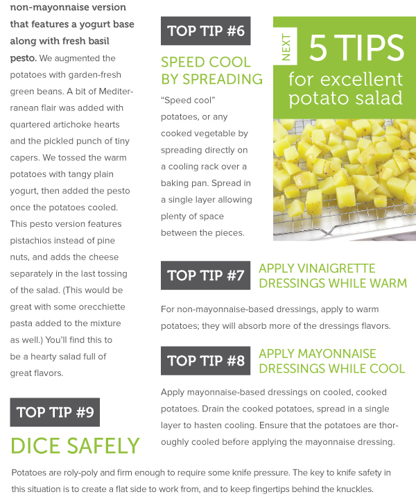 Potato Salad Tips