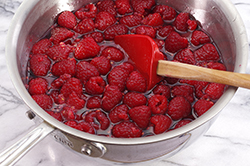 Raspberries in Syrup