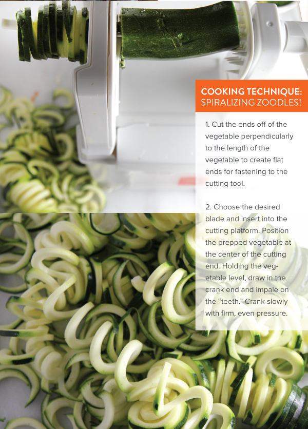 Cooking Technique: Spiralizing Zoodles