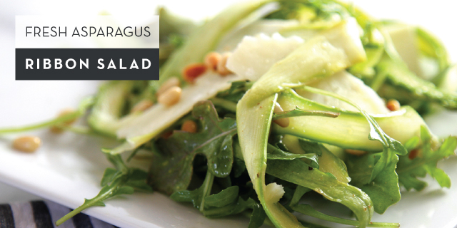 Fresh Asparagus Ribbon Salad