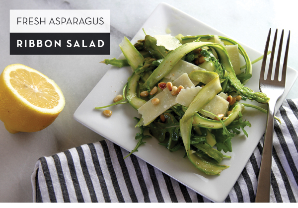 Fresh Asparagus Ribbon Salad