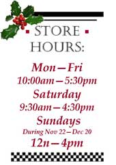 Holiday Store Hours