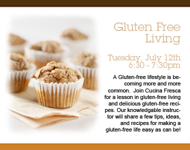 Cooking Class: Gluten-Free Living