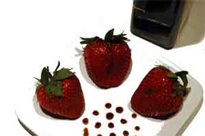 Strawberries with Balsamic