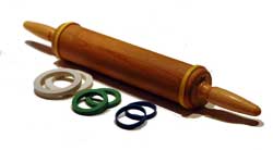 Rolling Pin and Rings