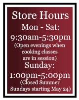 Shop Hours