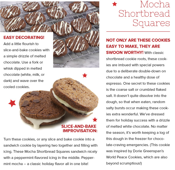 RECIPE: Mocha Shortbread Squares