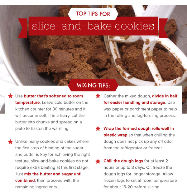 Top Tips for Slice and Bake Cookies