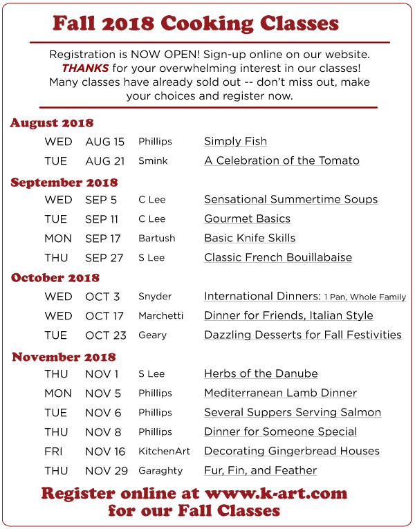 Class Listing