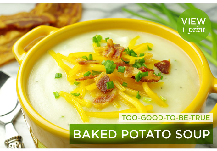 RECIPE: Too-Good-To-Be-True Baked Potato Soup