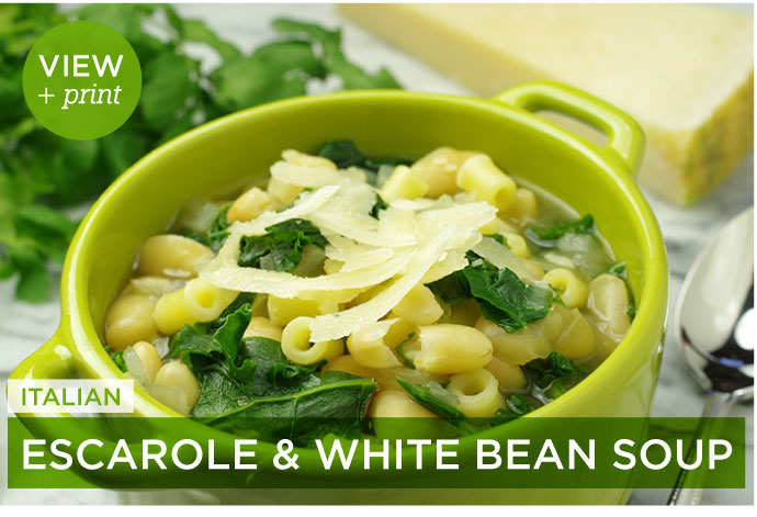 RECIPE: Italian Escarole and White Bean Soup