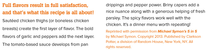 RECIPE: Chicken Diablo
