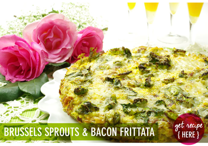 RECIPE: Brussels Sprouts and Bacon Frittata