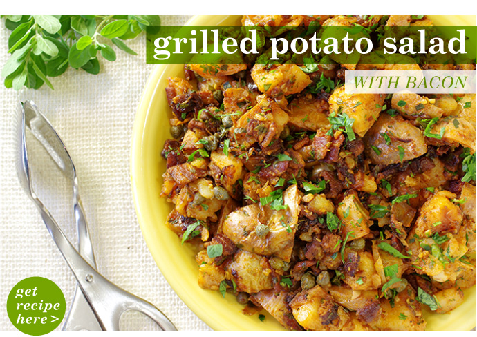 RECIPE: Grilled Potato Salad with Bacon