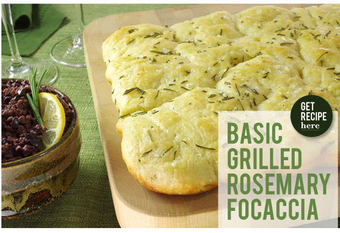 RECIPE: Basic Grilled Rosemary Focaccia