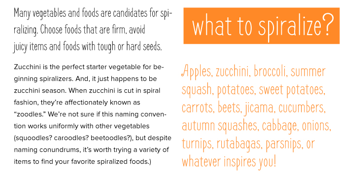 What to Spiralize