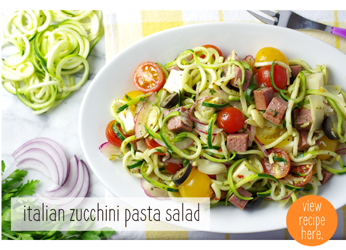 RECIPE: Italian Zucchini Pasta Salad