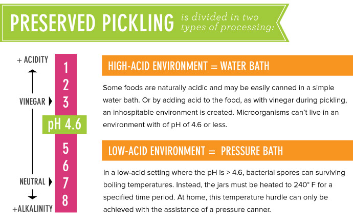 Preserved Pickling High-Acid vs Low-Acid