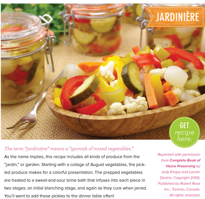 RECIPE: Jardiniere