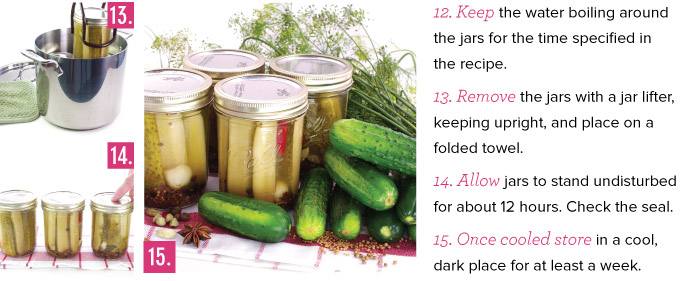 How To Process Pickles in a Hot Water Bath