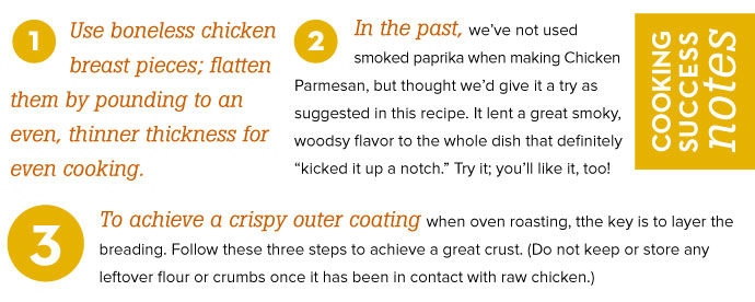 Cooking Success Notes
