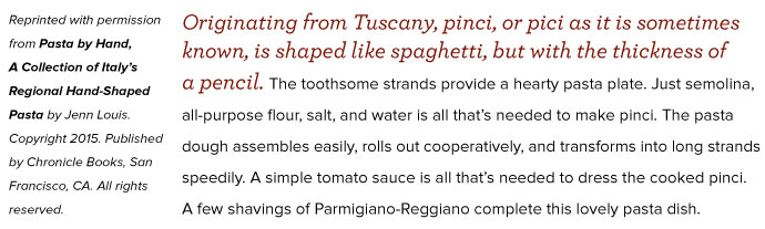RECIPE: Pinci with Tomato Sauce
