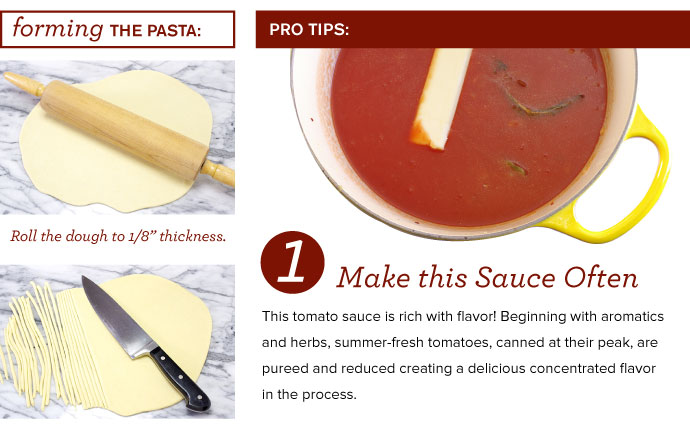 Forming the Pasta
