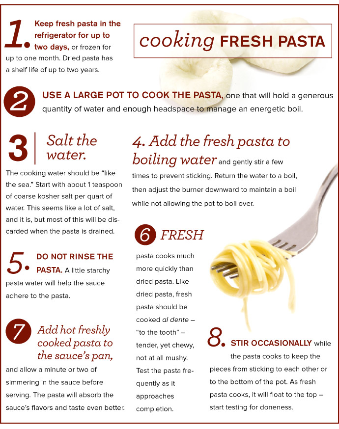 Cooking Fresh Pasta