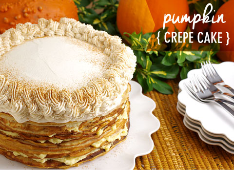 Pumpkin Crepe Cake