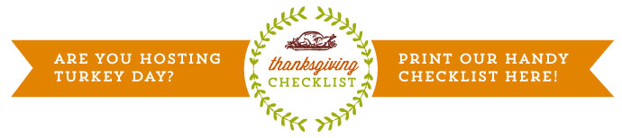 Thanksgiving Checklist