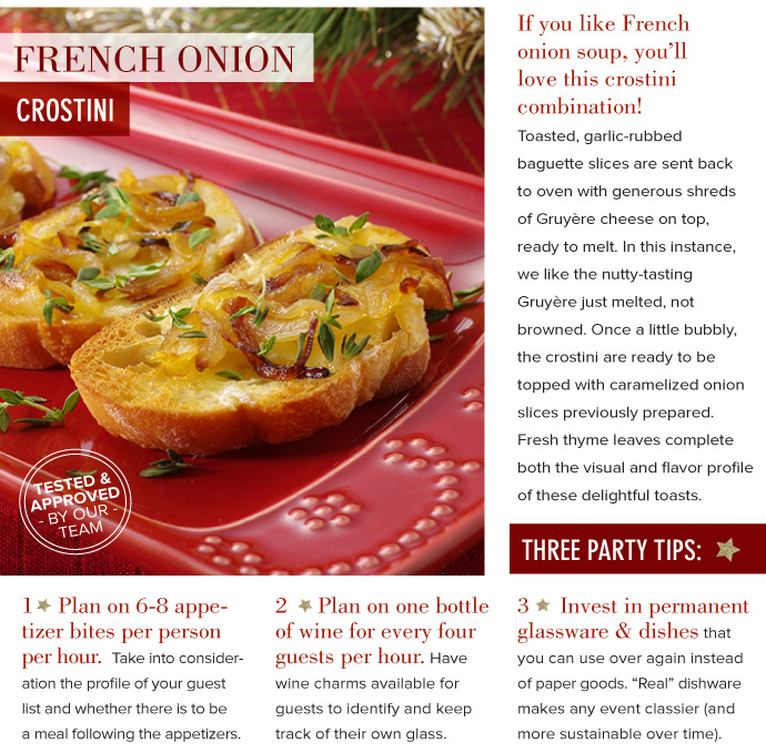 French Onion Crostini