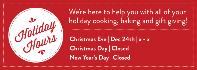 Holiday Hours