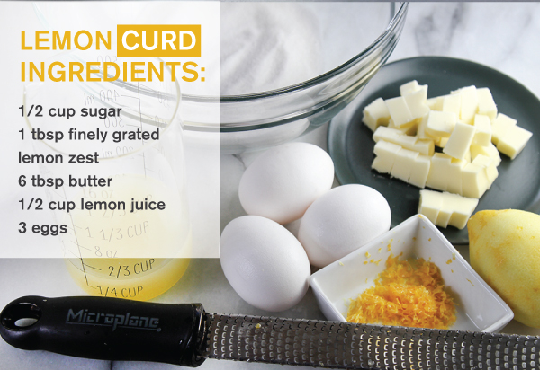 Lemon Curd Ingredients