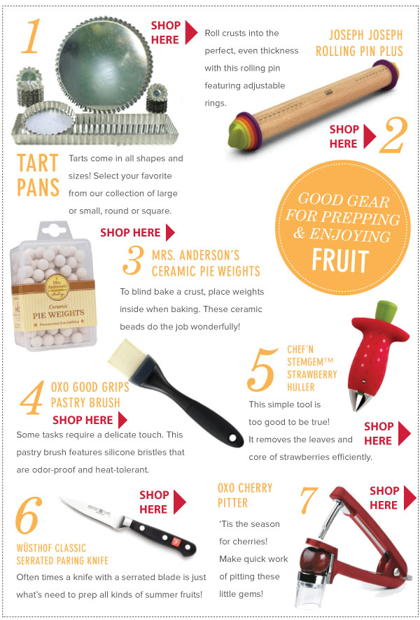 Good Gear for Prepping Fruit