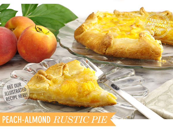 RECIPE: Peach-Almond Rustic Pie