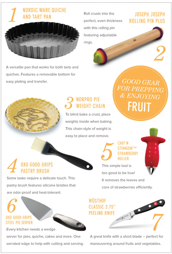 Good Gear for Prepping and Enjoying Fruit