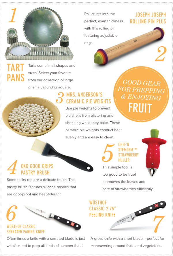 Good Gear for Prepping and Enjoying Fruit