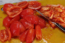 Cored and Seeded Tomatoes