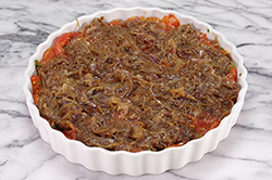 Tart Topped with Onions
