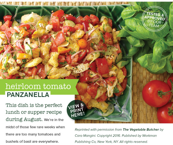 RECIPE: Heirloom Tomato Panzanella