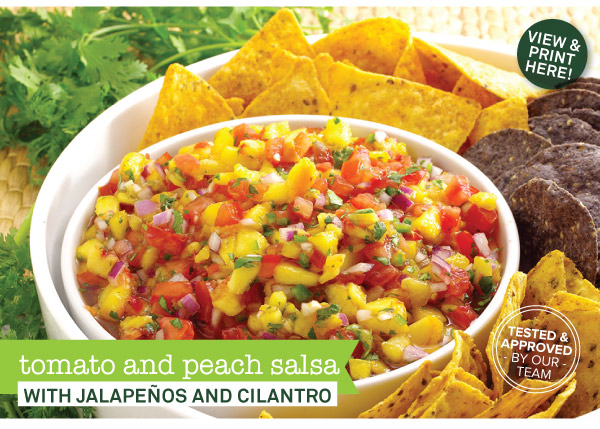 RECIPE: Tomato and Peach Salsa with Jalapenos and Cilantro